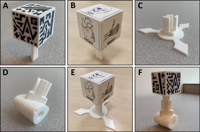 figure-results-5 3D printed navigation cubes; orientation markers; experimental setup; spatial analysis.
