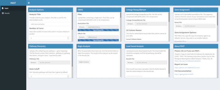 figure-protocol-2 Genetic analysis software interface for pathway mapping and gene assignment experiments.