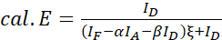 Equation for optical excitation in spectroscopic analysis; symbol methodology; scientific research.