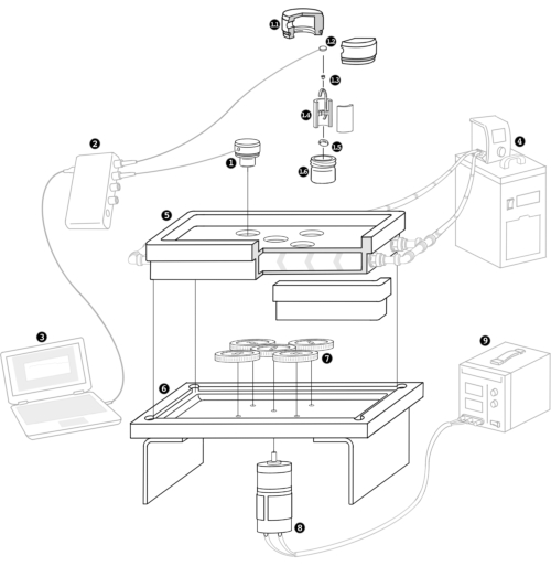 figure-results-1 Static equilibrium diagram; spectroscopy setup; data analysis integration in scientific research.