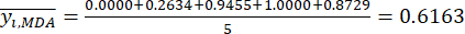 figure-protocol-6 Calculation of mean density approximation, equation using numerical data, scientific analysis.