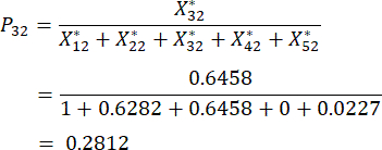 figure-protocol-12 Equation showing probability calculation with fractions; data analytics method in scientific research.
