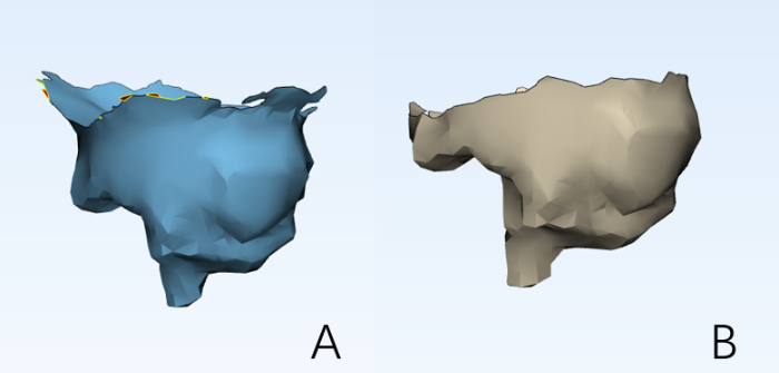 3D surface models, graph comparison of geological structures; study on formation processes.