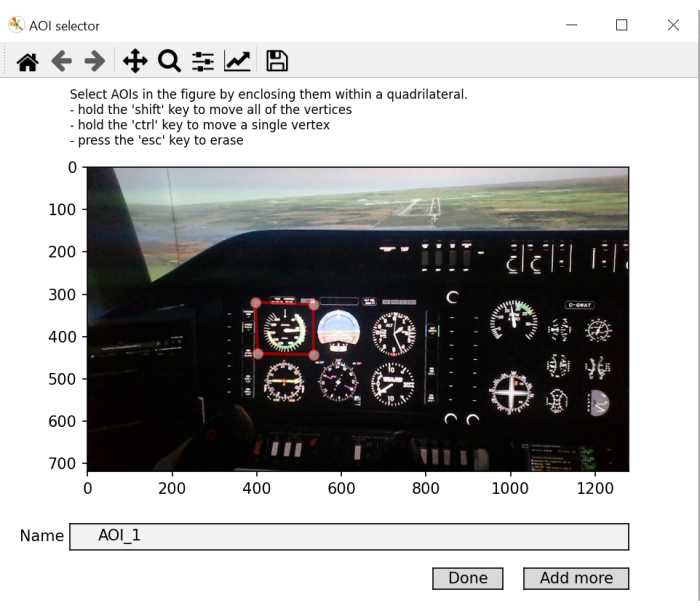 figure-protocol-8 Flight simulator interface, cockpit instrument display graph; avionics layout selection process.