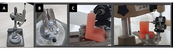 Static equilibrium apparatus; experimental setup with force analysis, stress testing equipment series