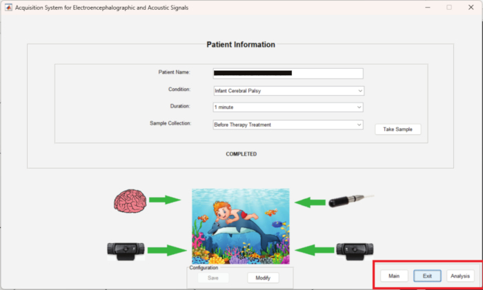 figure-protocol-11 Electroencephalographic signal acquisition diagram; infant cerebral palsy; brain-computer interface.