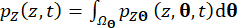 Statistical mechanics equation; integral representation in mathematical physics diagram.