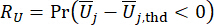 Statistical probability equation; shows reliability calculation; mathematical expression.