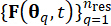 Equation showing function of theta and time, statistical model parameters, mathematical notation.