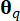 θ subscript q, representing an angle in mathematical or physics equations.