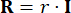 Static equilibrium equation R=γ·I; mathematical formula; physics problem-solving scenario.
