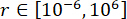 r range formula in scientific notation.