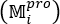 Mathematical expression (M_i^pro) indicating protein-related scientific calculation.