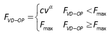 Static equilibrium equation diagram; force calculations, conditions for F less/greater than Fmax.