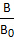 Static equilibrium formula, ratio of forces: B/B₀.