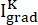 Gradient divergence formula ∇•K in mathematical context; symbolic equation representation.