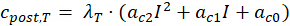 Equation showing polynomial formula for concentration calculation; key for data analysis in experiments.