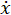 Ballistics symbol \( \dot{x} \), physics equation diagram, velocity, position derivative concept.