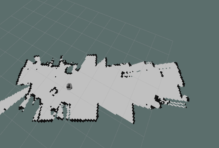 figure-results-15 Robot mapping algorithm diagram; grid-based environment, localization and path planning process.