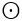Static equilibrium symbol ⊙, representing sum of torques, illustration for educational use.