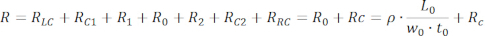 Kirchhoff's law equations, electrical resistance, formula representation, circuit analysis.