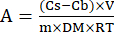 figure-protocol-5 Static equilibrium equation A=((Cs-Cb)×V)/(m×DM×RT); thermodynamics analysis.