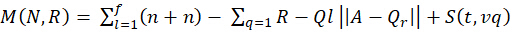 Mathematical expression for dynamic system analysis with symbolic notations and calculations.