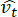 Velocity symbol \( \hat{v}_t \), equations, dynamic motion analysis.
