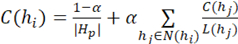 Complex formula, PageRank algorithm, network graph analysis, mathematical equation, connectivity.