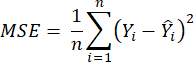 figure-results-5 Mean Squared Error formula \(MSE=\frac{1}{n}\sum_{i=1}^{n}(Y_i-\hat{Y}_i)^2\), statistical analysis.