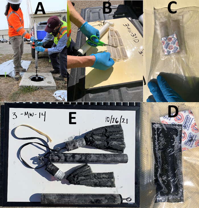 Deployment and Retrieval of Mineral Samplers