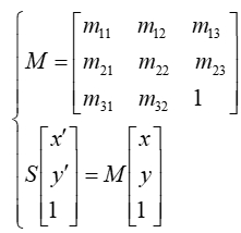 Transformation matrix equations; equations, educational, static equilibrium, linear algebra concept.