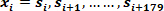 figure-protocol-1 Static equilibrium equation, formula: \( x_i = s_i, s_{i+1}, \ldots, s_{i+179} \).
