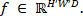 Mathematical expression of function f in real number space R raised to H, W, D dimensions.