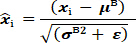 figure-protocol-39 Statistical normalization formula, equation for data standardization, concise educational reference.