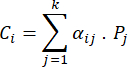 figure-protocol-1 Mathematical summation formula, equation showing weighted sum concept, educational use.