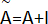 Static equilibrium equation, A=A+I, mathematical formula illustration, educational use.