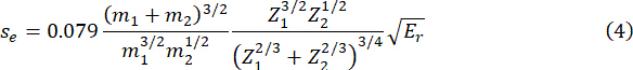 figure-protocol-8 Equation describing compound interactions; formula shows variables m, Z, E<sub>r</sub>; complex calculation.