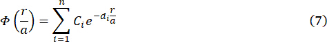 Equation for statistical physics; series summation formula; mathematical representation.