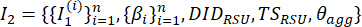 Mathematical formula: I₂ calculation, involving variables DID, TS_RSU; used in statistical analysis.