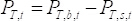Equation for pressure difference calculations, P<sub>T,i</sub>=P<sub>T,b,i</sub>−P<sub>T,s,i</sub>, formula.