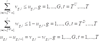 Mathematical equations for dynamic modeling; summation, constraints; analysis diagram; optimization.