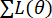 Maximum likelihood estimation equation ΣL(θ), statistical analysis method, formula diagram.
