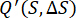 Thermodynamic function equation, symbol Q'(S,ΔS), mathematical analysis, theoretical study.