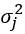 Static equilibrium, variance formula σ<sub>j</sub><sup>2</sup>, mathematical symbol for data analysis.