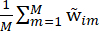 Equation of average in statistical mechanics, ΣM with summation notation, educational use.