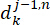 Equation for wavelet transform coefficient, showing subscripts and superscripts in symbolic form.