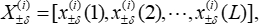 Multivariate time series equation, formula for sequential data analysis.