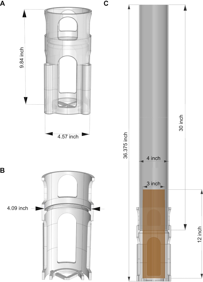 Static equilibrium diagram; structural dimensions labeled for engineering design analysis.