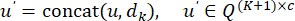 Equation of concatenation in vector calculus; shown in a mathematical formula format.
